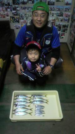 旧一文字赤灯でアジとイワシをＧＥＴだ！