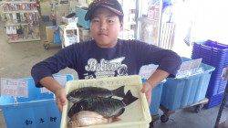 KIDSフカセ師、天神崎にてグレ&マダイ