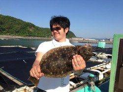 串本カセ釣りで、でかカワハギにヒラメ♪