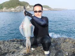 串本東部エリア、デイエギングでキロアップ …