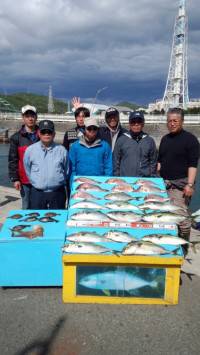 マリーナシティ釣り堀釣果、青物・鯛にタコま…