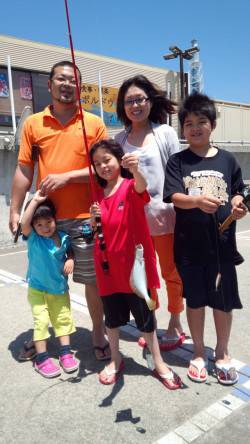 マリーナ海釣り公園、サビキでヒラメが釣れま…