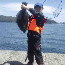 串本港　ヤエンでアオリイカ狙いもヒラメ59cmの美味しい外道！