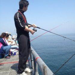 深日　昼間のリベンジで夜中にボラ