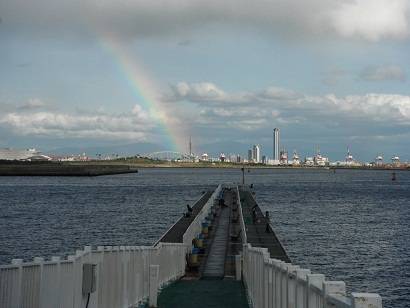 強風の中でもエビ撒きで… １日泉大津周辺RT