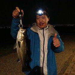 舞洲 ルアーでハネ40cm3匹＆メバル28cm1匹☆