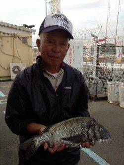 釣り公園でブッコミ、チヌまだまだいけます！