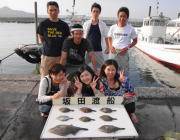 黒島の筏でカワハギ・ウマヅラ釣り