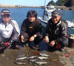 串本の磯 フカセでグレ〜37cm7匹
