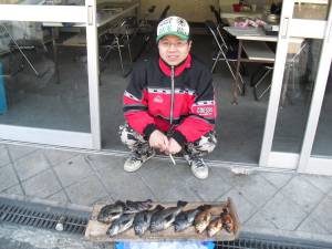 有田の磯 シラサをエサにメバル〜28cm8…