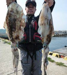 神谷一文字 夜通し便でヤエンのアオリ楽しめる