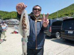 神谷一文字 　エギングでアオリイカ〜1.3kg