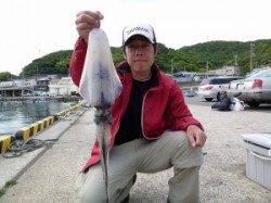 神谷工場裏、ヤエン釣果　〜アオリイカ〜