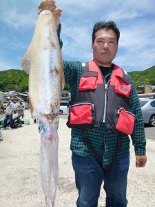 神谷一文字、ヤエンでアオリイカの釣果☆