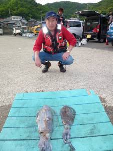 小型ながらアタリは多し　神谷ヤエン釣果