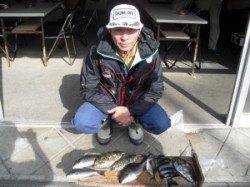 沖ノ島_地ノ島　フカセでグレ・アイゴなどの釣果