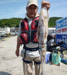 神谷一文字　ヤエンでアオリイカ〜1.7kgの釣果