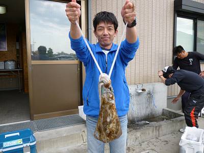 湯浅の磯 ヤエンでアオリイカ〜1.2kgの釣果