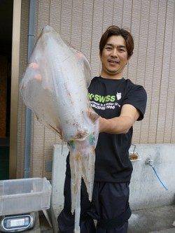 湯浅の磯　ウキ・エギング・ヤエンでのアオリイカ釣果