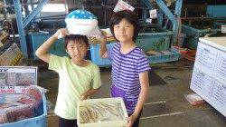 埴田の浜で姉弟が投げ釣りでキスＧＥＴ！