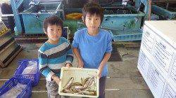 みなべ埴田、兄弟で投げ釣り、キスＧＥＴです！！