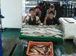  女性も活躍！堅田で鯛・シマアジ・青物大漁…