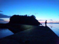 音海〜由良川向きにラン＆ガンするも…小橋でのエギング