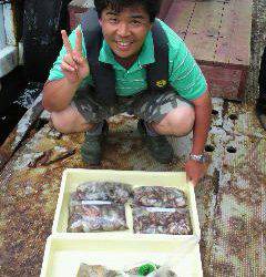 岸和田一文字　タコの数釣り楽しめますよ！