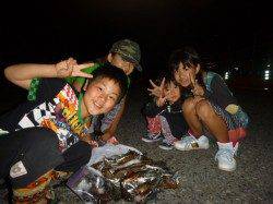 兵突、ワクワクの夜釣り！