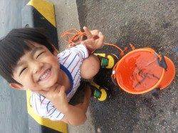 兵突でキス、ガシラ