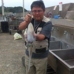 はい、来ました!加太でアオリイカ!2日RT