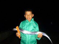 夜の兵突タチウオもコウイカも！