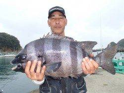 イシダイ60ｃｍオーバー2枚！！