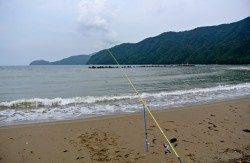 【雨がぱらつく中投げ釣り】５目釣り達成！