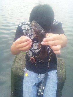 淀川河口　玉ウキ仕掛けでカワアナゴ♪