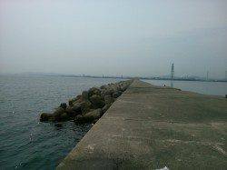 妻鹿沖波止　ルアーでシーバス2本　他エサ釣りでベラ