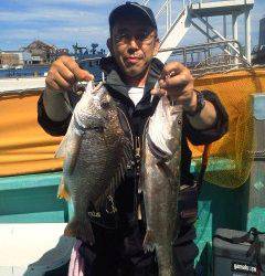 波止の2番でウキ釣り、ハネ・キビレの釣果☆