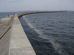 武庫川尻一文字、ハリミツ・イカ串仕掛けでイカウキ釣り♪