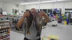 伊古木の波止にてコロダイをゲット！