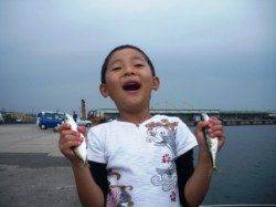 お子様も大満足サビキ釣り♪泉大津RT15日昼