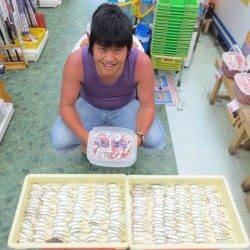 田ノ浦で豆アジ２０１匹だ～♪　