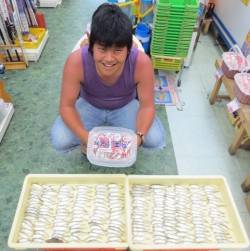 田ノ浦で豆アジ２０１匹だ～♪　 