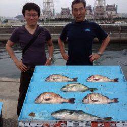 マリーナシティ海洋釣り堀　初めての釣りでもシマアジ・マダイ・ハマチ