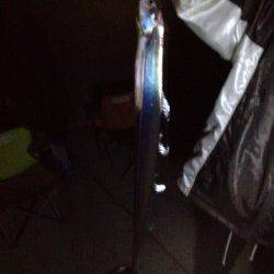 深夜から明け方にかけての太刀魚釣り、何とか2匹ゲット！