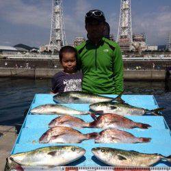 マリーナシティ海洋釣り堀　ファミリーで大物楽しめます☆