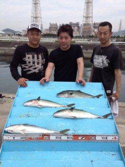 【3日】海上釣り堀で青物♪　〜ハマチ4尾〜