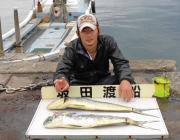 黒島の磯　のませ釣りでシイラの釣果