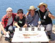 黒島・湾内の筏でマダイ・チャリコの釣果