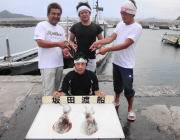 黒島の磯　本日のアオリイカ釣果