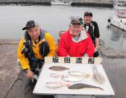 筏釣りガールのチヌ釣果&ヒラメ・マゴチの釣果